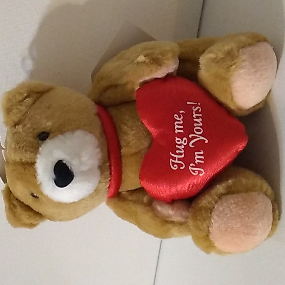 Hug Me I'm Yours Bear Plush For My Special Valentine Stuffed Animal